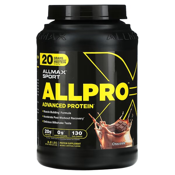 ALLMAX, Sport, ALLPRO Advanced Protein, Chocolate, 3.2 lb (1,453 g)