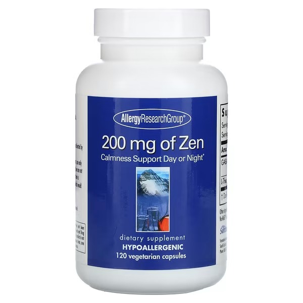 Allergy Research Group, Zen, 200 mg, 120 Vegetarian Capsules