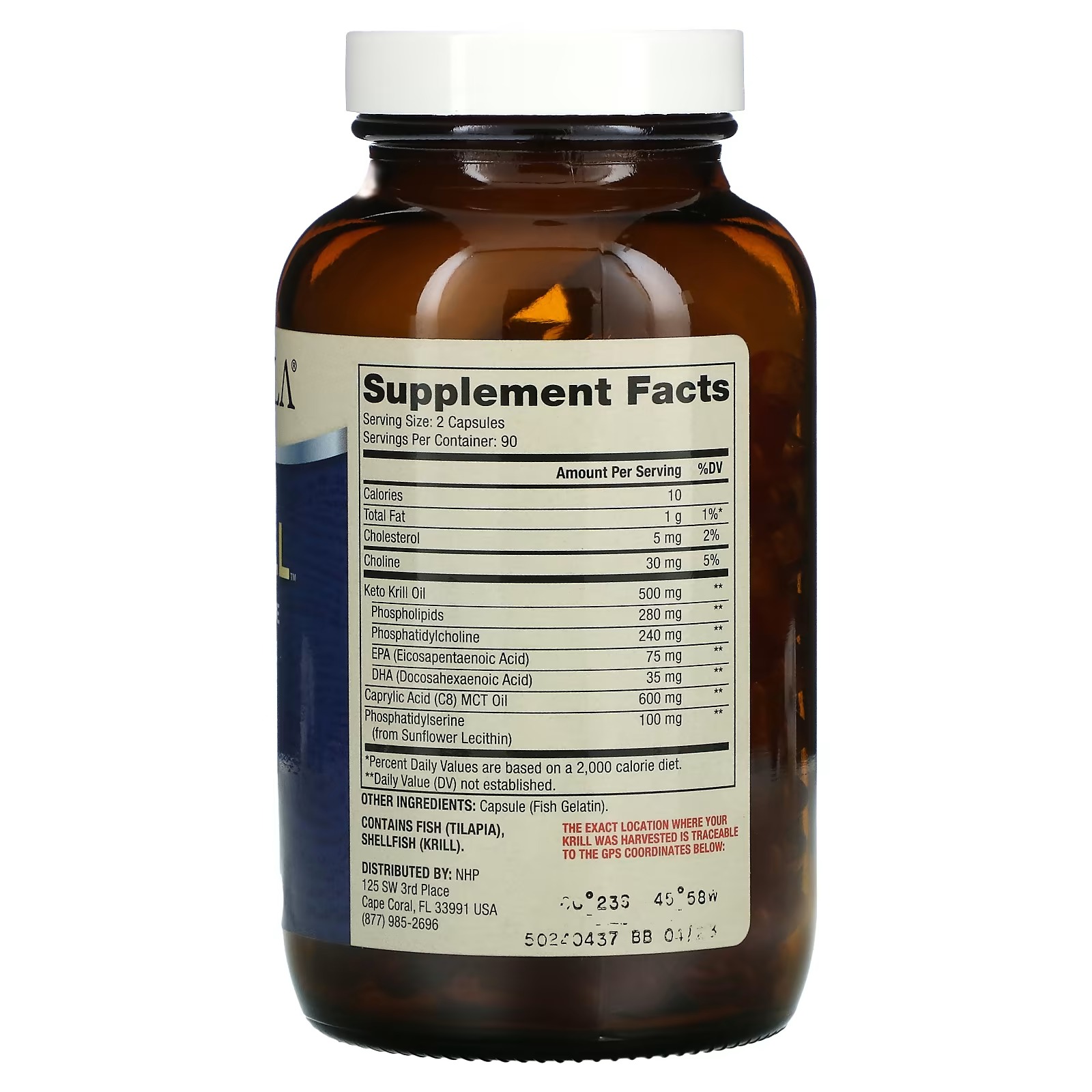 Dr. Mercola, Keto Krill with Choline & Serine Phospholipids, 180 Capsules_1