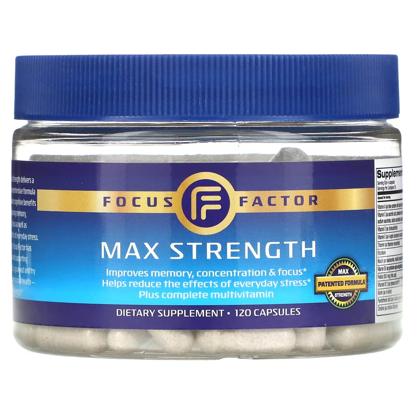 Focus Factor, Max Strength, 120 Capsules_1