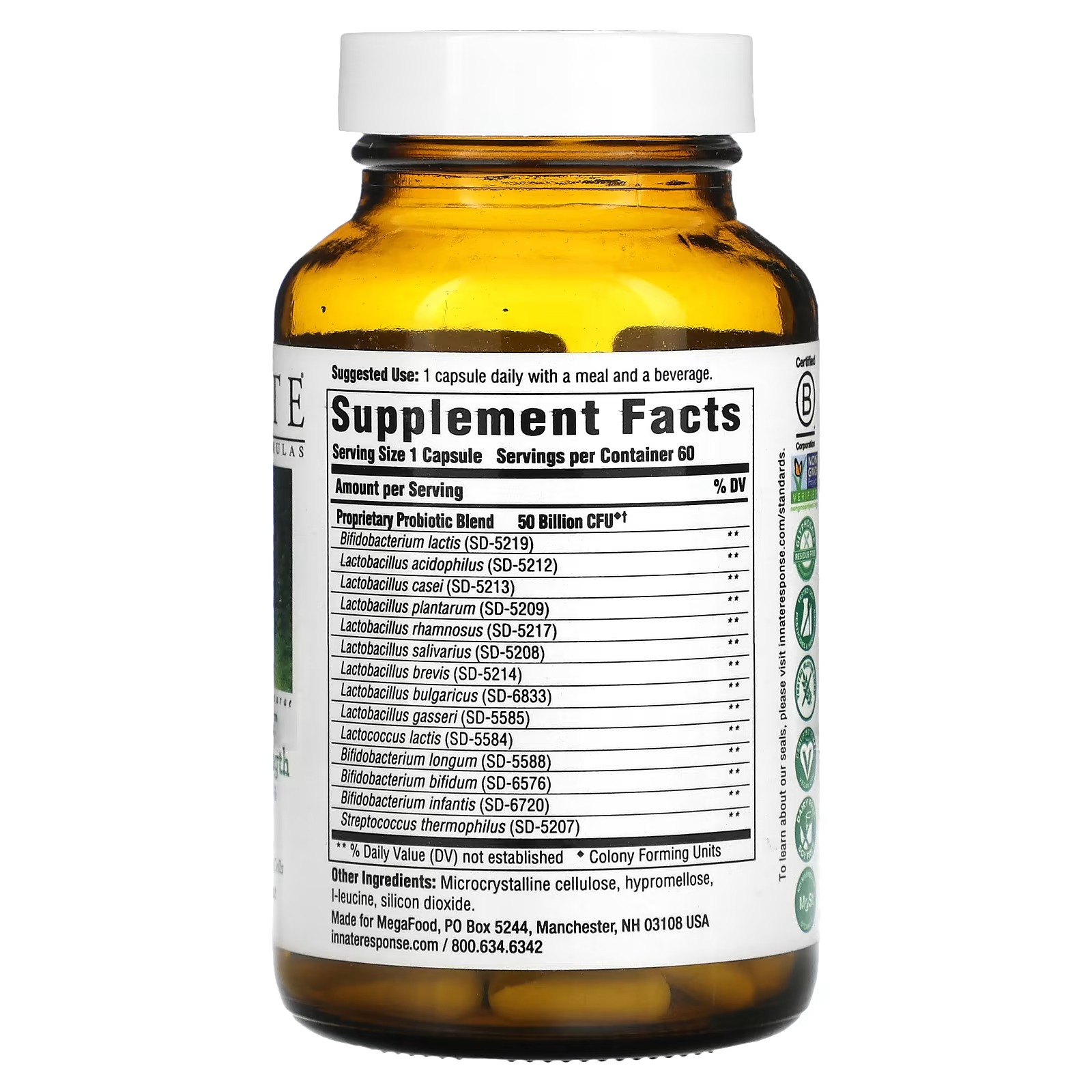 Innate Response Formulas, Flora 50-14, Clinical Strength, 60 Capsules_1