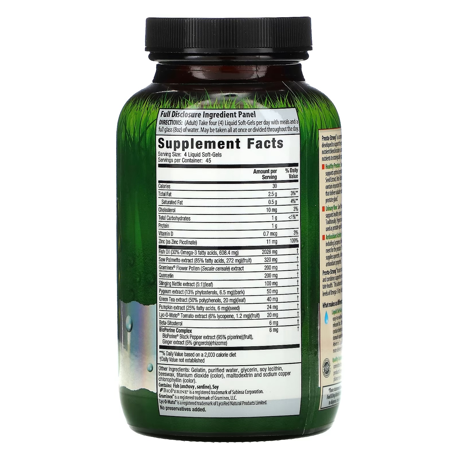 Irwin Naturals, Prosta-Strong, Healthy Urinary Flow, 180 Liquid Soft-Gels_1