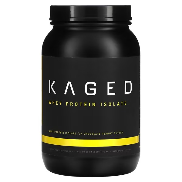 Kaged, Whey Protein Isolate, Chocolate Peanut Butter, 3 lb (1.35 kg)