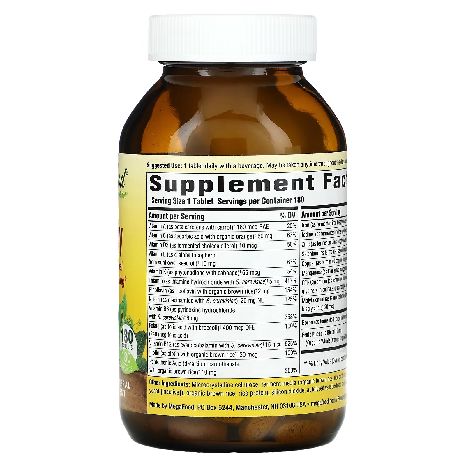 MegaFood, One Daily, 180 Tablets_1