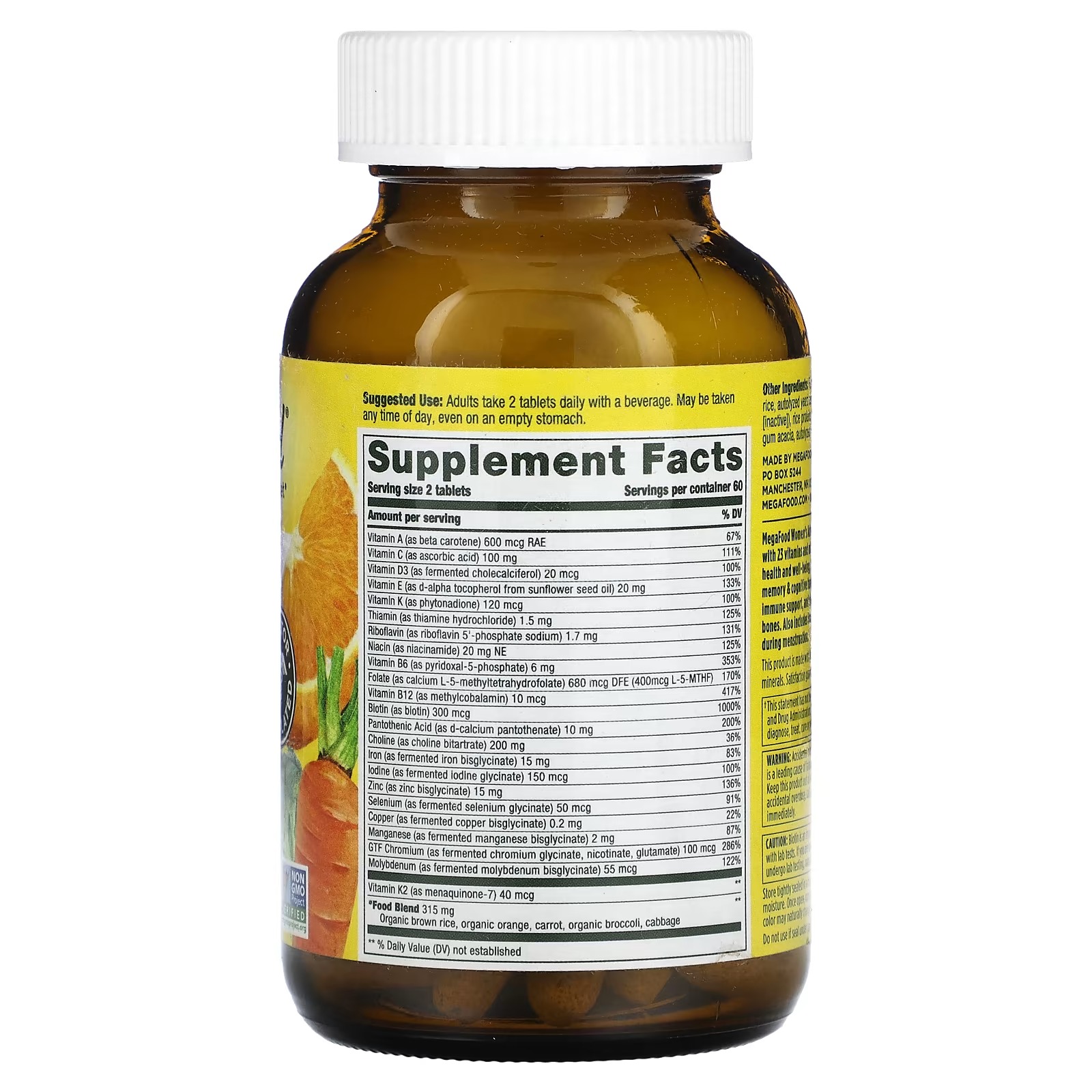 MegaFood, Women's Advanced Multivitamin, 120 Tablets1