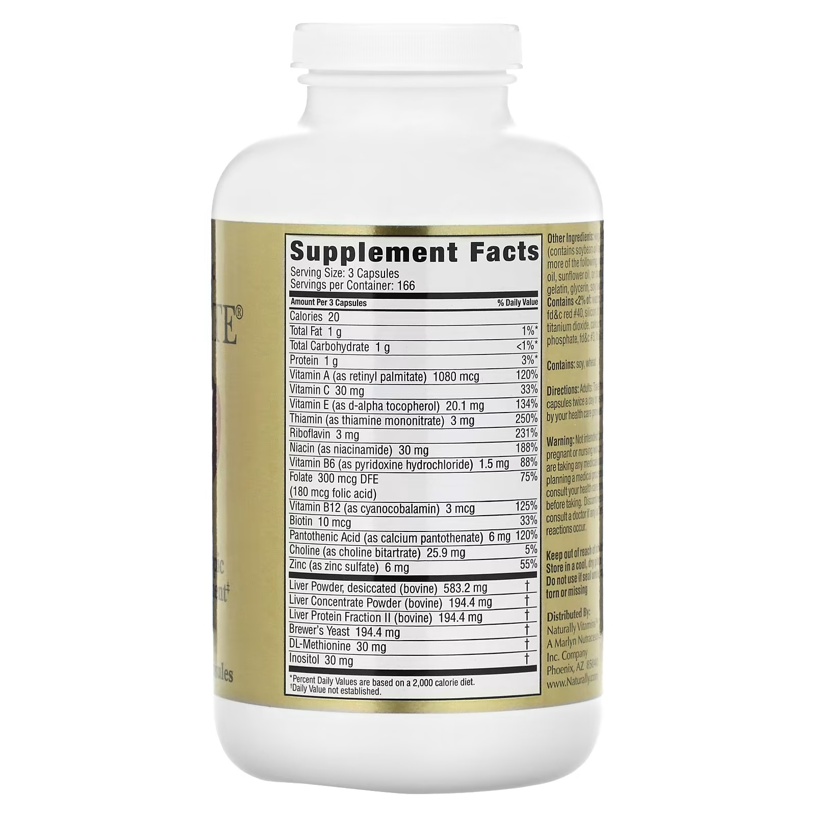 Naturally Vitamins, Marlyn, Hep-Forte, 500 Soft Gelatin Capsules_1