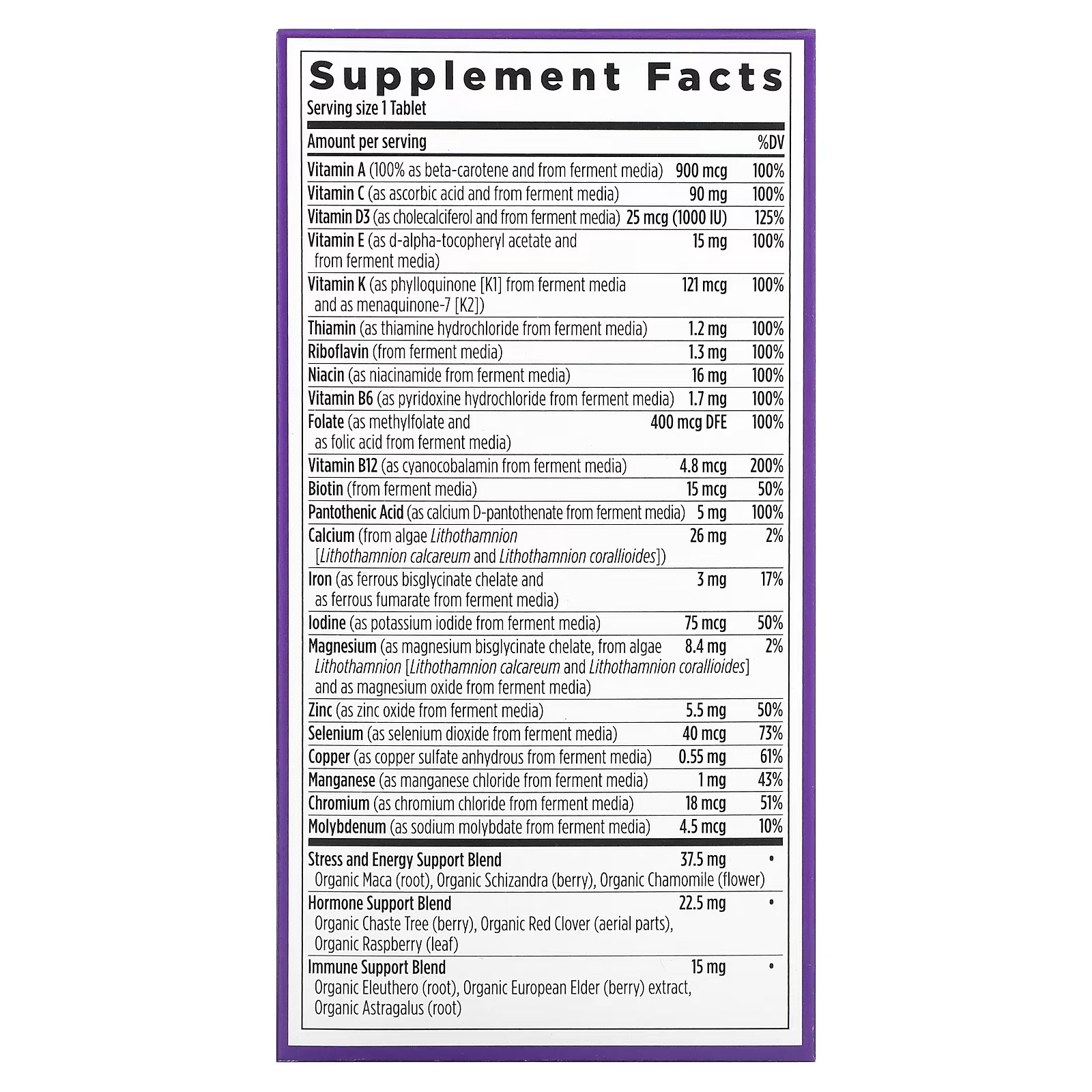 New Chapter, Every Woman's One Daily Multivitamin, 96 Vegetarian Tablets1