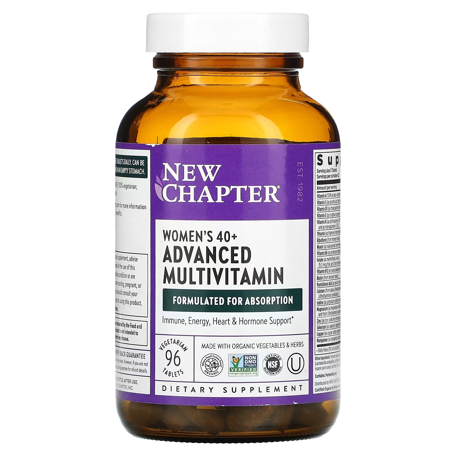 New Chapter, Women's 40+ Advanced Multivitamin, 96 Vegetarian Tablets2
