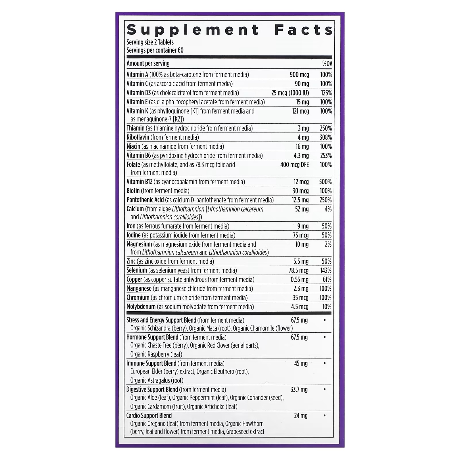 New Chapter, Women's Advanced Multivitamin, 120 Vegetarian Tablets_2