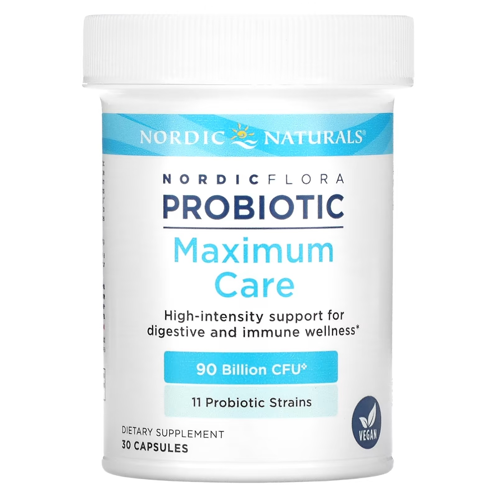 Nordic Naturals, Nordic Flora Probiotic, Maximum Care, 90 Billion CFU, 30 Capsules2