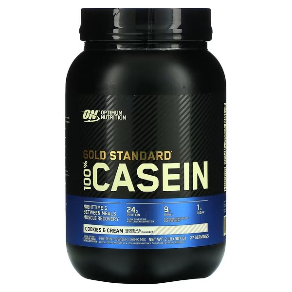Optimum Nutrition, Gold Standard 100% Casein, Cookies & Cream, 2 lb (907 g)