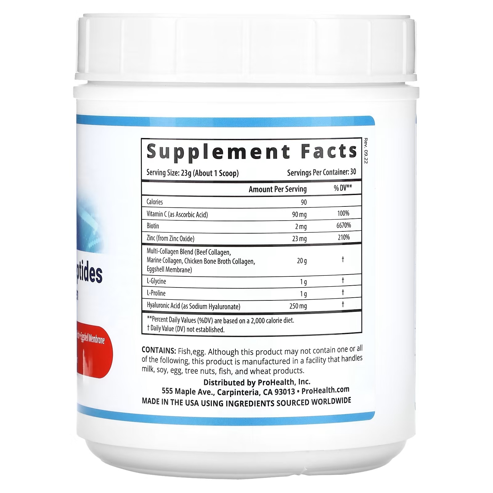 ProHealth Longevity, Longevity Collagen Peptides, Unflavored, 1.52 lbs (690 g)_1