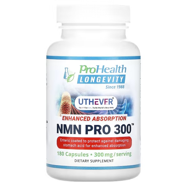ProHealth Longevity, NMN Pro 300, 150 mg, 180 Capsules