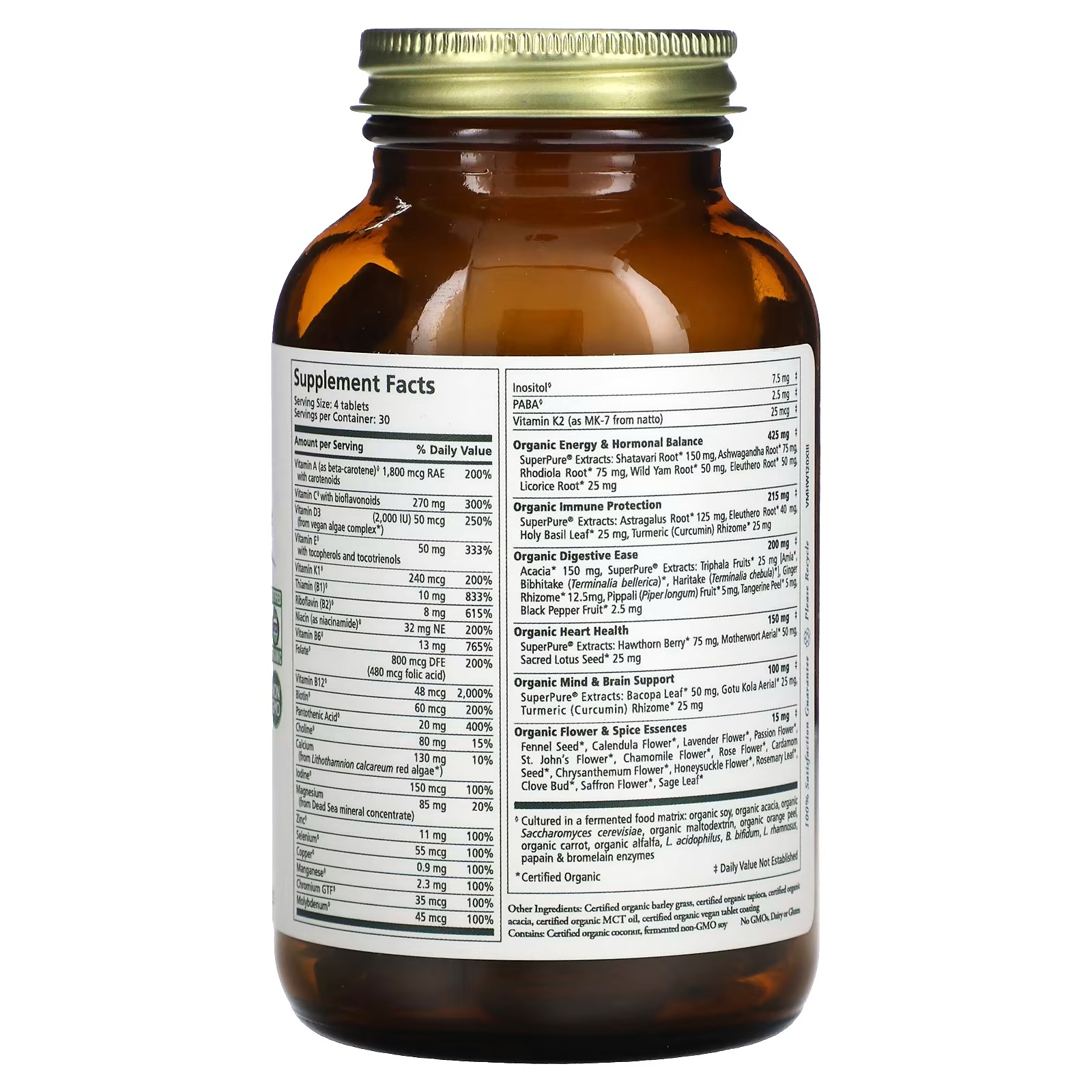 Pure Synergy, Vita-Min-Herb, Women's Multivitamin, 120 Table_1