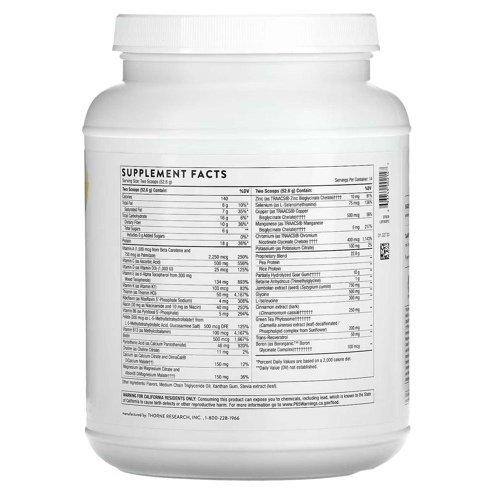 Thorne, MediBolic, 25.9 oz (737 g)_1