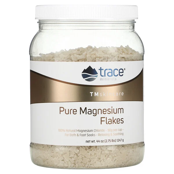 Trace Minerals ®, TM Skincare, Pure Magnesium Flakes, 2.75 lbs (1,247 g)